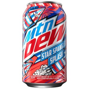 Mountain Dew Star Spangled Splash 355ml
