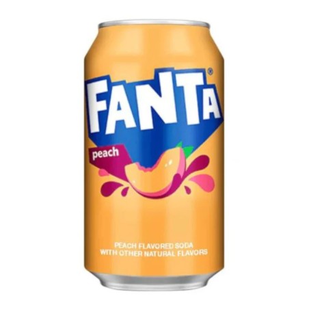 Fanta Peach Caffeine Free 355ml